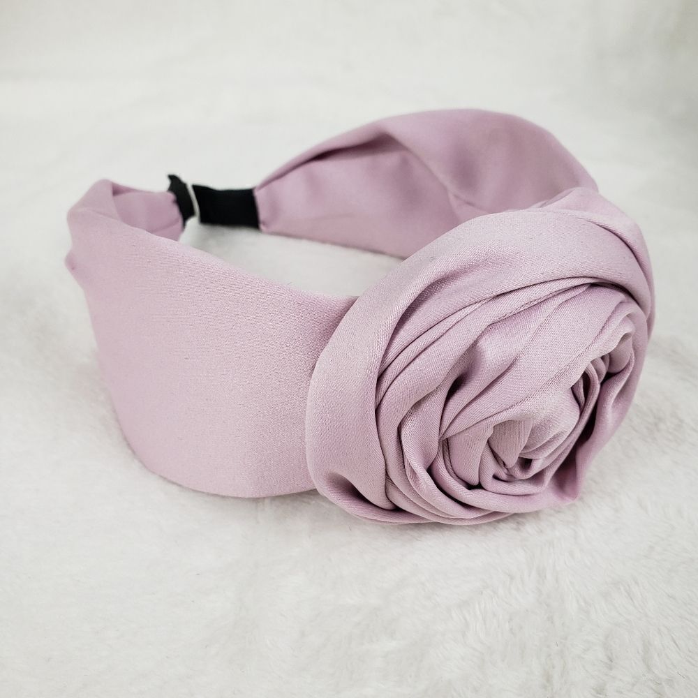 Lavender Rosette Headband